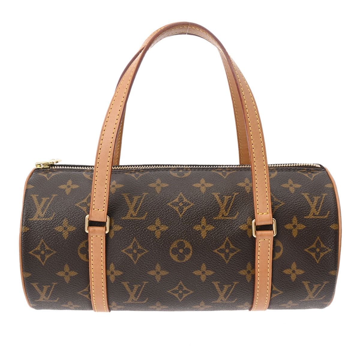 LOUIS VUITTON ルイヴィトン モノグラム パピヨン PM ブラウン M51386 レディース モノグラムキャンバス ハンドバッグ Bランク 中古 