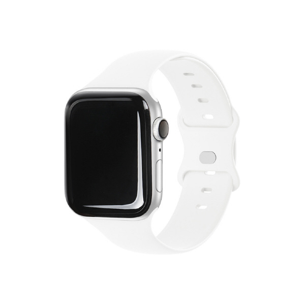 EGARDEN Apple Watch 41mm/40mm/38mm用SILICONE BAND ホワイト EGD21776AWWH