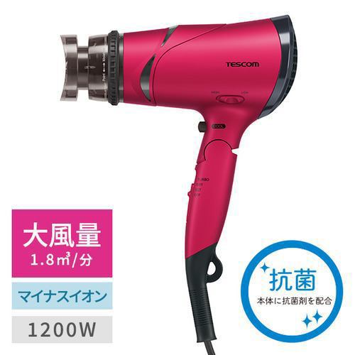 テスコム TD430B-P マイナスイオンヘアードライヤー ione ピンク TD430BP