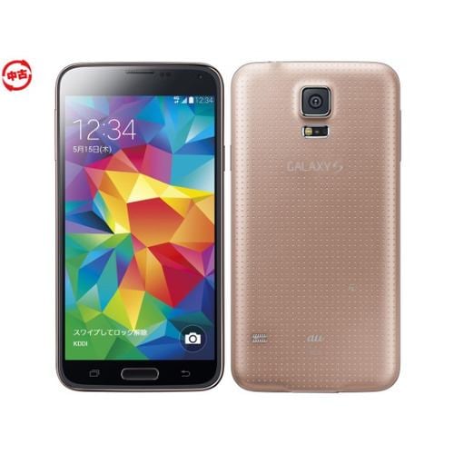 【中古】SAMSUNG GALAXY S5 SCL23 SIMフリーシャンパンピンク GALAXY S5 シャンパンピンク