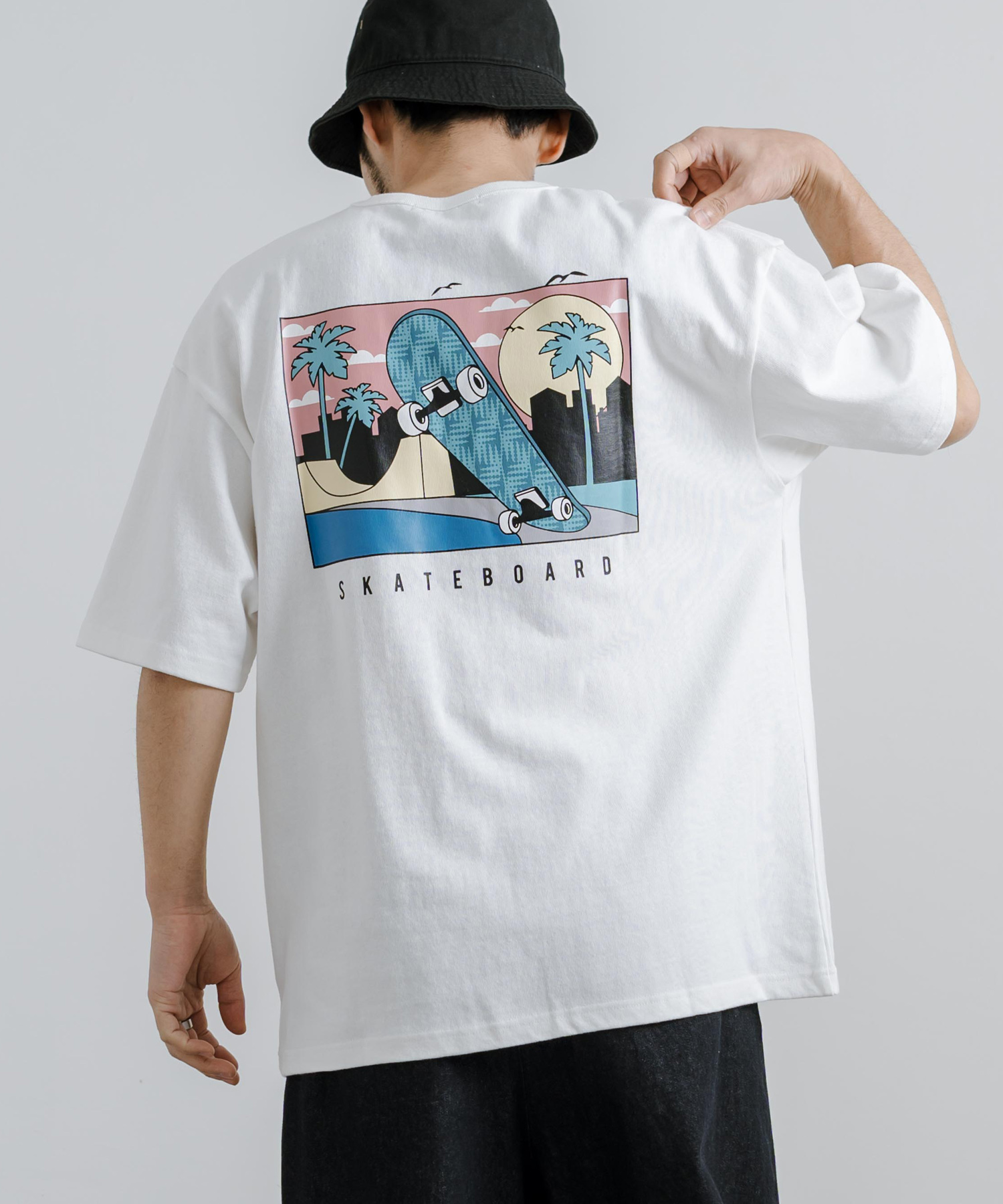 ロッキーモンロー/プリントT 半袖 Tシャツ メンズ レディース カットソー クルーネック イラス･･･