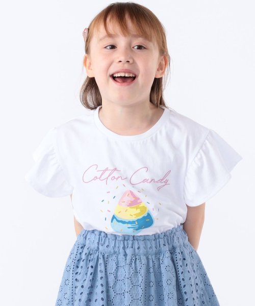 SHIPS KIDS:100～130cm / コットン キャンディ 半袖 TEE