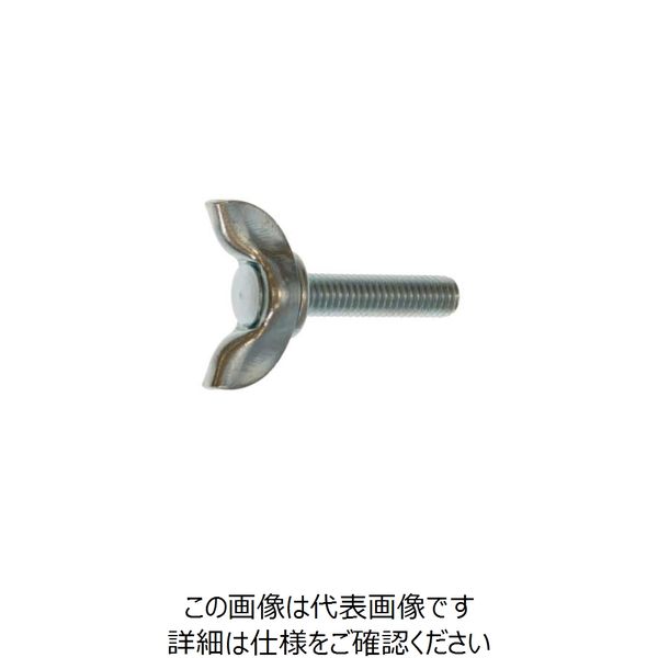 ファスニング J 3カーB 鉄 プレス蝶ボルト 12X25 C00000000120025004 1箱（40個）（直送品）