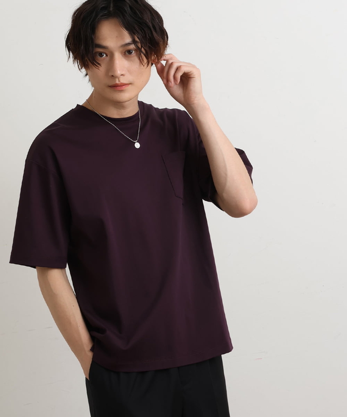 アー・ヴェ・ヴェメンズ/【接触冷感/S－XXL】シルケットスムースワイドシルエットTシャツ