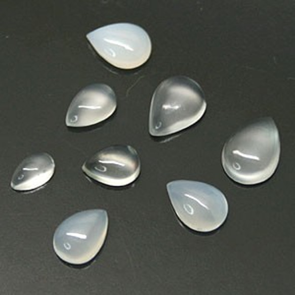 【在庫限り】天然石 ルース 卸売　ムーンストーン（moonstone）　ピアカボション　3x5mm