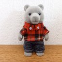 送料無料  シルバニア 服 ❁初期クマ大人サイズのシャツとパンツ❁