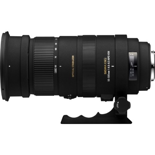 SIGMA 超望遠ズームレンズ APO 50-500mm F4.5-6.3 DG OS HSM ニコン用 フルサイズ対応 738556【中古品】