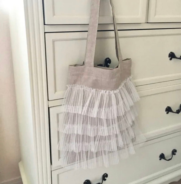 pleats bag 【beige】