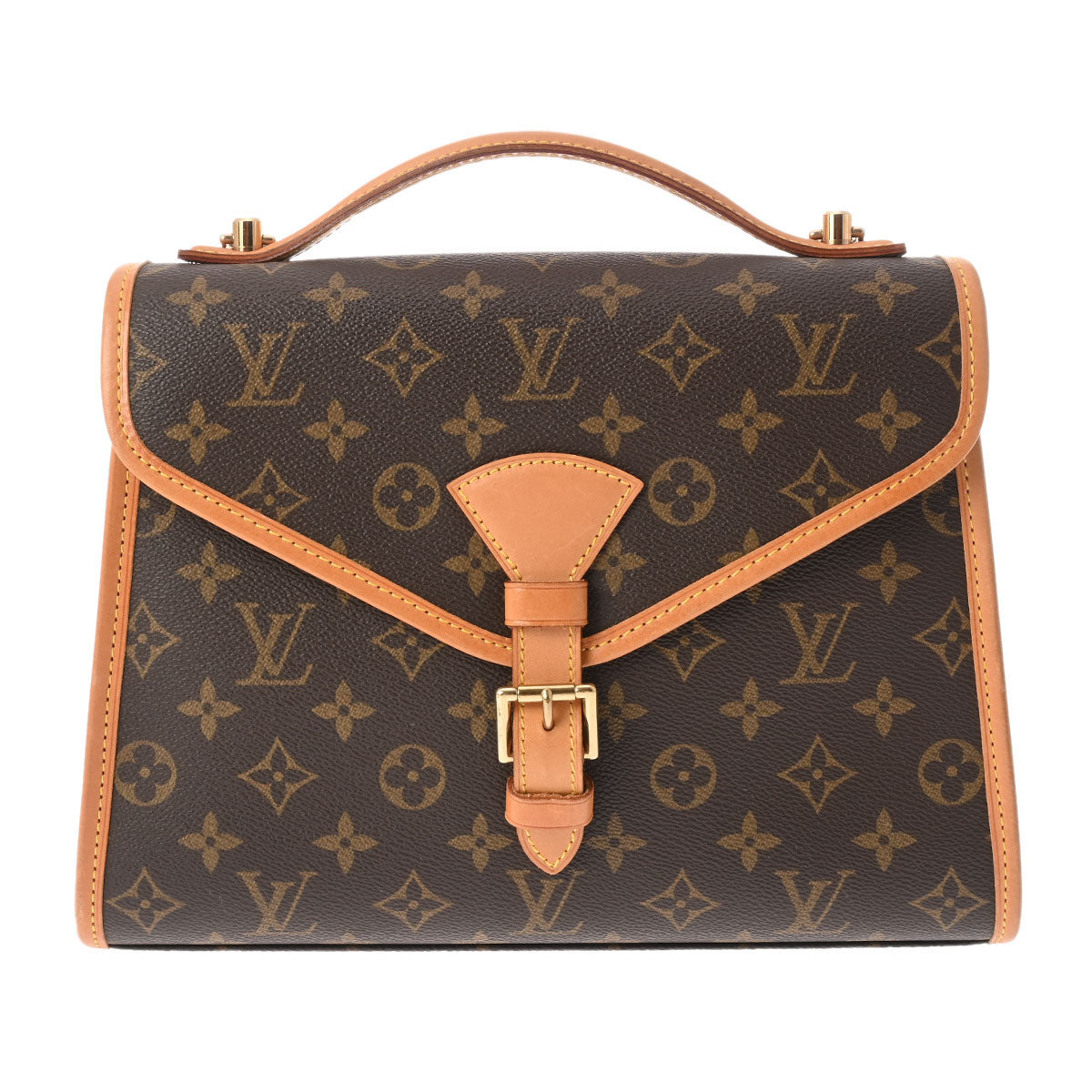 LOUIS VUITTON ルイヴィトン モノグラム ベルエア 2WAY ブラウン M51122 ユニセックス モノグラムキャンバス ハンドバッグ Bランク 中古 