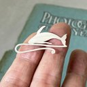 Whale-3 BookMark Clip (Order Production) Humpback Whale