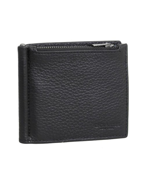 Coach コーチ MONEY CLIP ZIP WALLET マネー クリップ ジップ ウォレット 二つ折り財布 折り財布 財布 小銭入れ付き