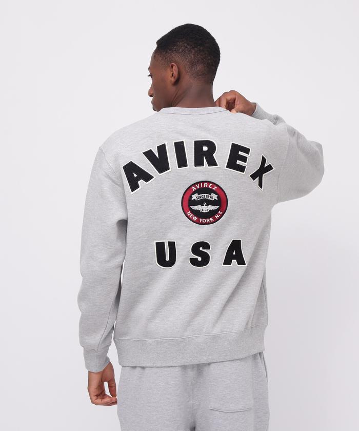 AVIREX/VARSITY LOGO CREW NECK SWEAT /バーシティ ロゴ クルー･･･