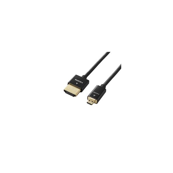 エレコム カメラ接続用HDMIケーブル(HDMI microタイプ) 1．5m ブラック DGW-HD14SSU15BK