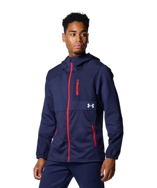 UA ARMOUR KNIT HYBRID FULLZIP JACKET