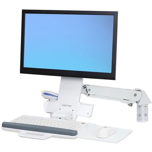 ERGOTRON StyleView 昇降式コンボアーム (ホワイト) 45-266-216 1個（直送品）