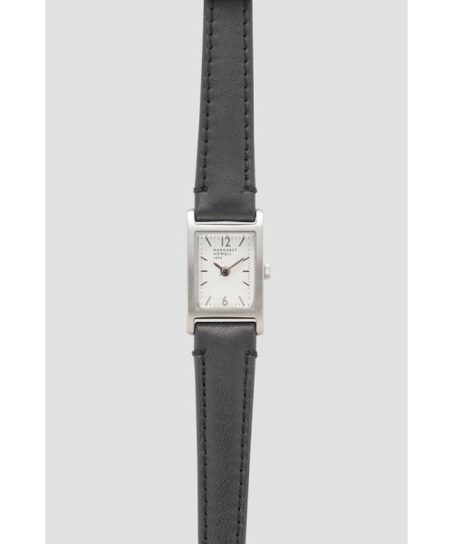 CALF BELT / RECTANGULAR WATCH