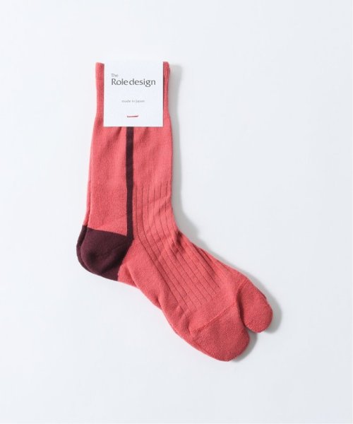 【THE ROLE DESIGN / ザ ロールデザイン】SIDE LINE SOCKS WOMENS