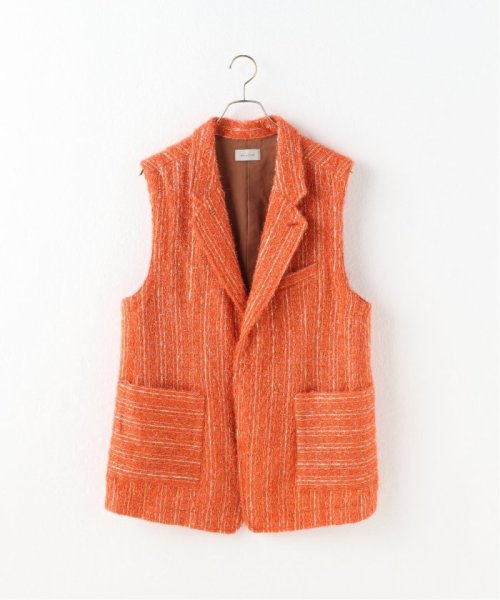 【BED J.W. FORD】 Glitter Stripe vest