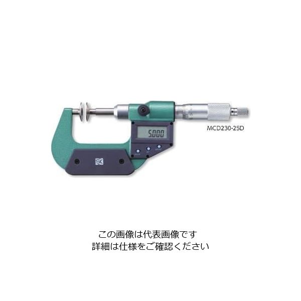 新潟精機 デジタル歯厚マイクロメータ MCD230ー50D MCD230-50D 1個（直送品）