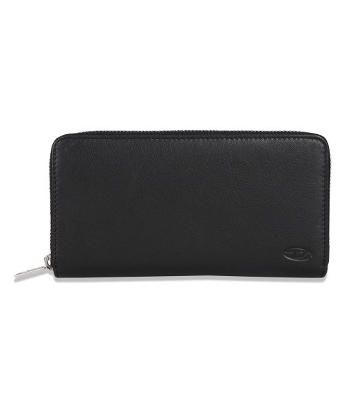 ディーゼル DIESEL 財布 長財布 メンズ レディース ラウンドファスナー 本革 HISSU 24 ZIP WALLET ブラック ブラウン 黒 X0842