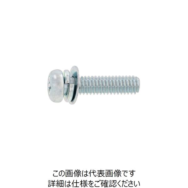 SUNCO クロメート （+）ナベP＝4 3.5×10 （1800本入） 10-00-0004-0035-0100-02 262-6375（直送品）