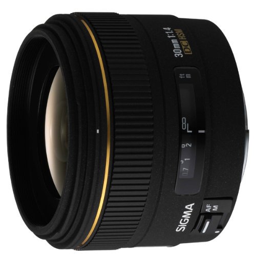 【年末の贈り物】SIGMA 単焦点標準レンズ 30mm F1.4 EX DC HSM シグマ用 APS-C専用【中古品】