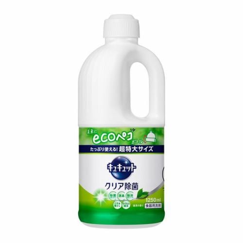 花王 キュキュット クリア除菌 緑茶の香り つめかえ用 １２５０ｍｌ