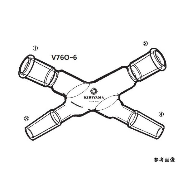 桐山製作所 X字管 V76O-6