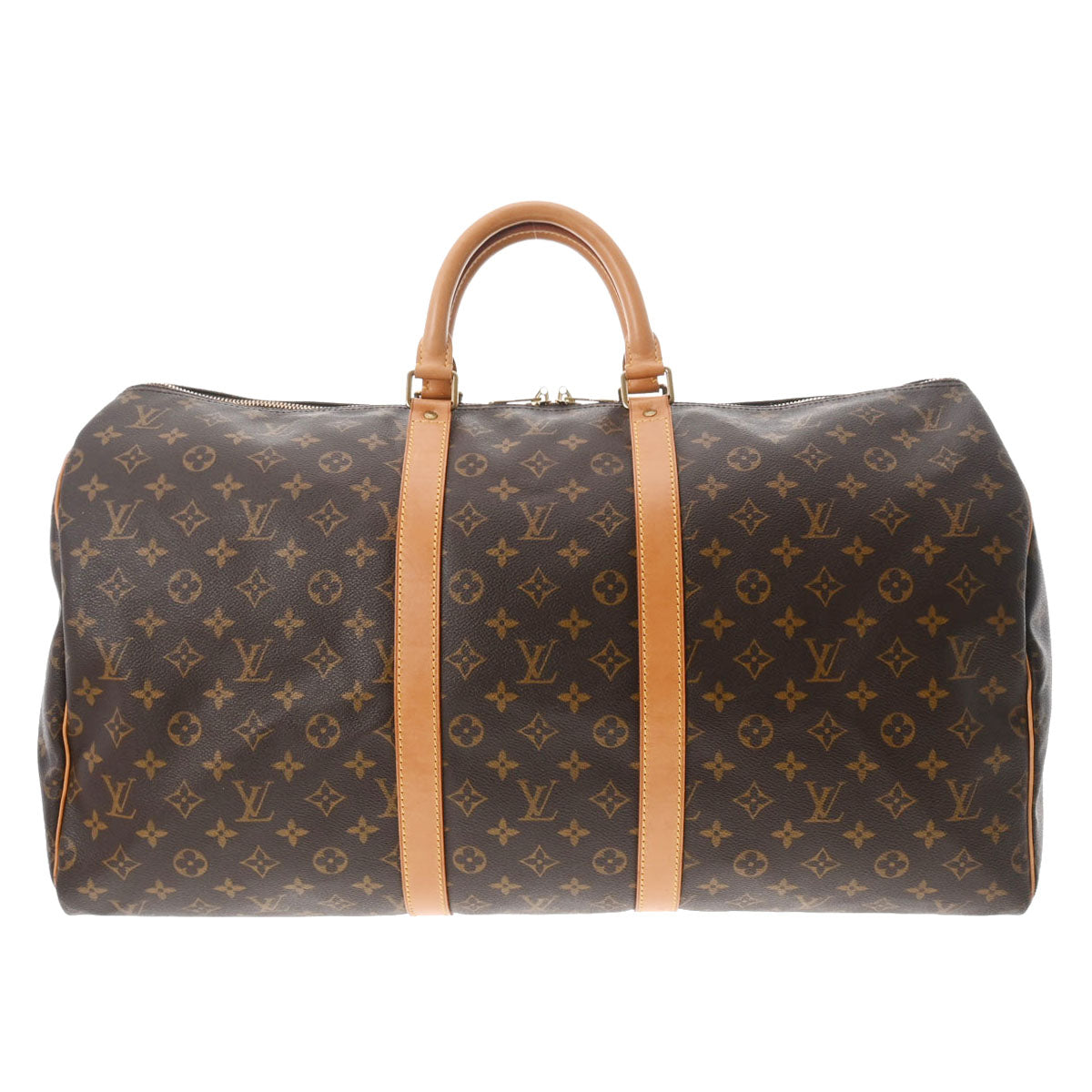 LOUIS VUITTON ルイヴィトン モノグラム キーポル55 ブラウン M41424 ユニセックス モノグラムキャンバス ボストンバッグ ABランク 中古 