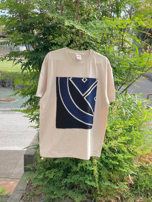 1968 size L 襤褸 リメイク tシャツ 藍染 藍染め 筒描き 筒描 古布 再構築 パッチワーク ヴィンテージ | 商品詳細 |  isaagosto.comオンラインストア