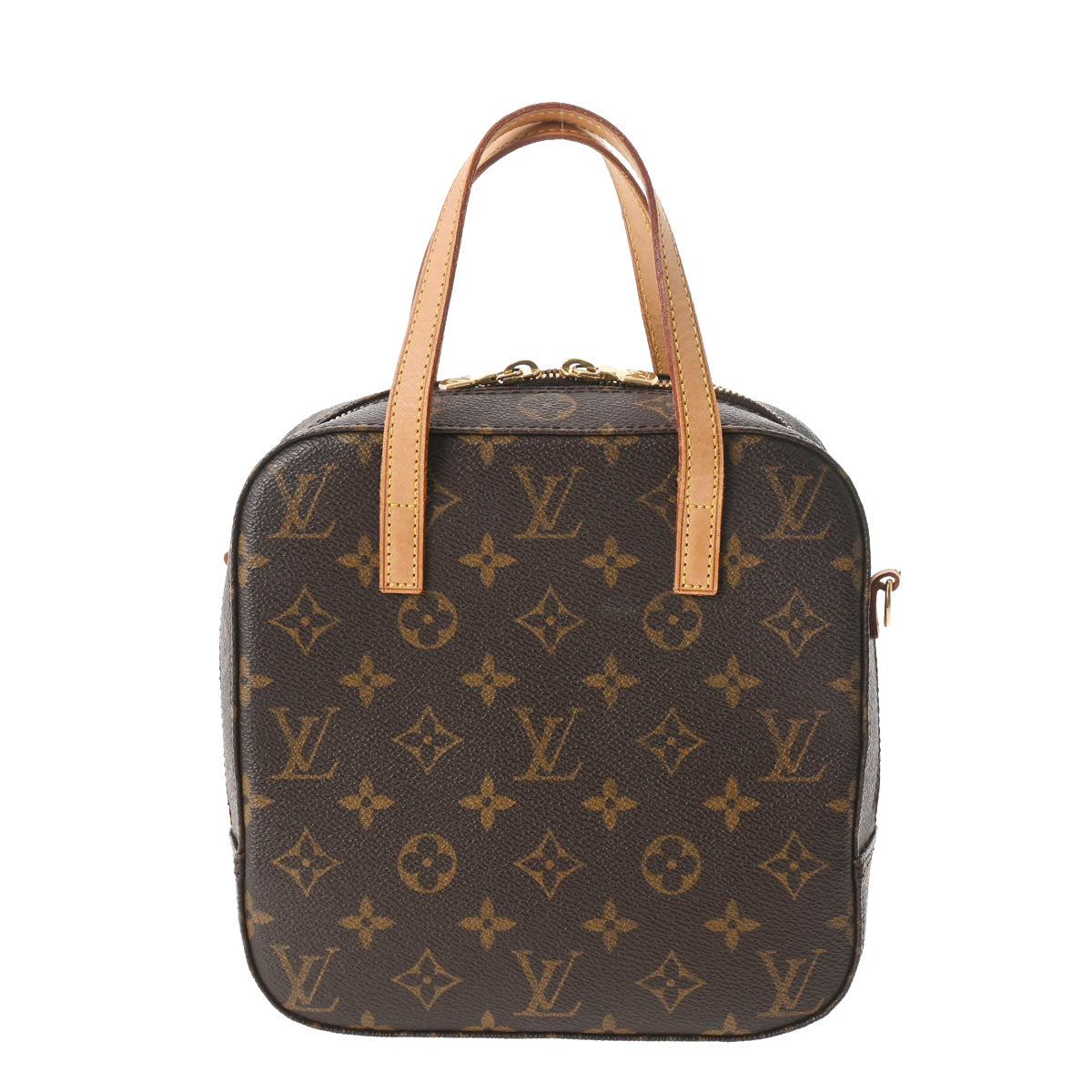 LOUIS VUITTON ルイヴィトン モノグラム スポンティーニ ブラウン M47500 レディース モノグラムキャンバス ハンドバッグ Bランク 中古 