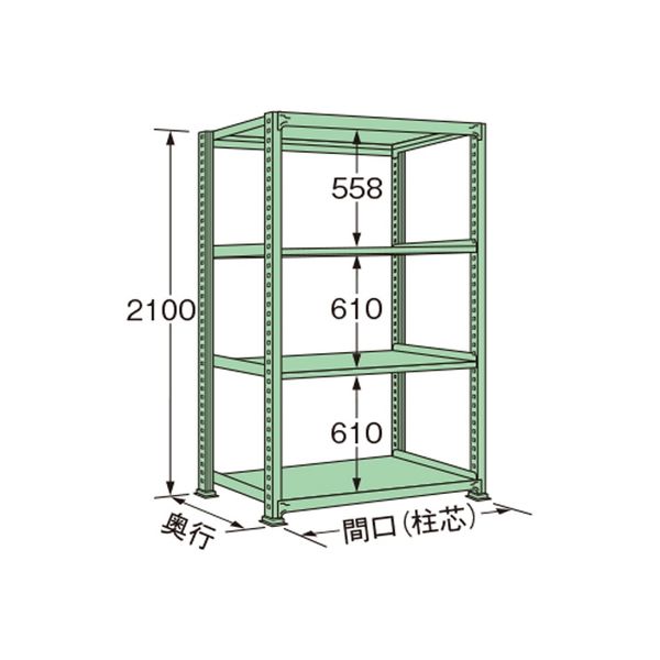 扶桑金属工業 中量ラック MM2112J