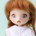 メイクカスタム PICCODO ACTION DOLL シリーズ デフォルメドール用レジンヘッド NIAUKI/M1（ヘッドのみ）