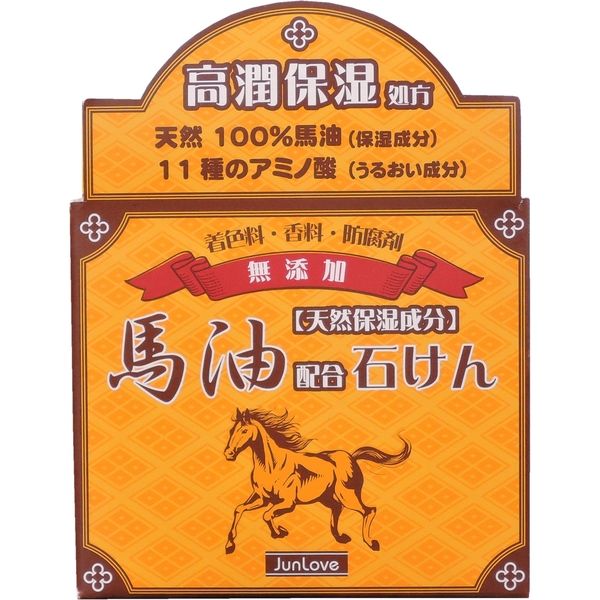 ジュン・コスメティック 馬油配合石けん 4964653103890 100G×24点セット（直送品）