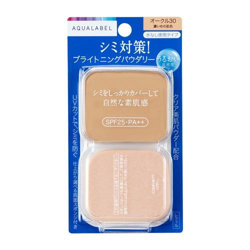 資生堂（SHISEIDO）アクアレーベル ブライトニングパウダリー オークル30 (レフィル) 濃いめの肌色 (11.5g)