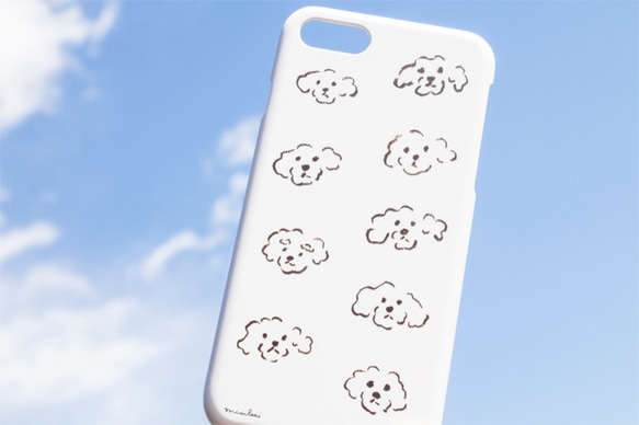 「happy? puppies」スマートフォンケース