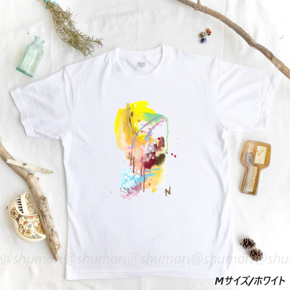 抽象art Ｔシャツ「wing」