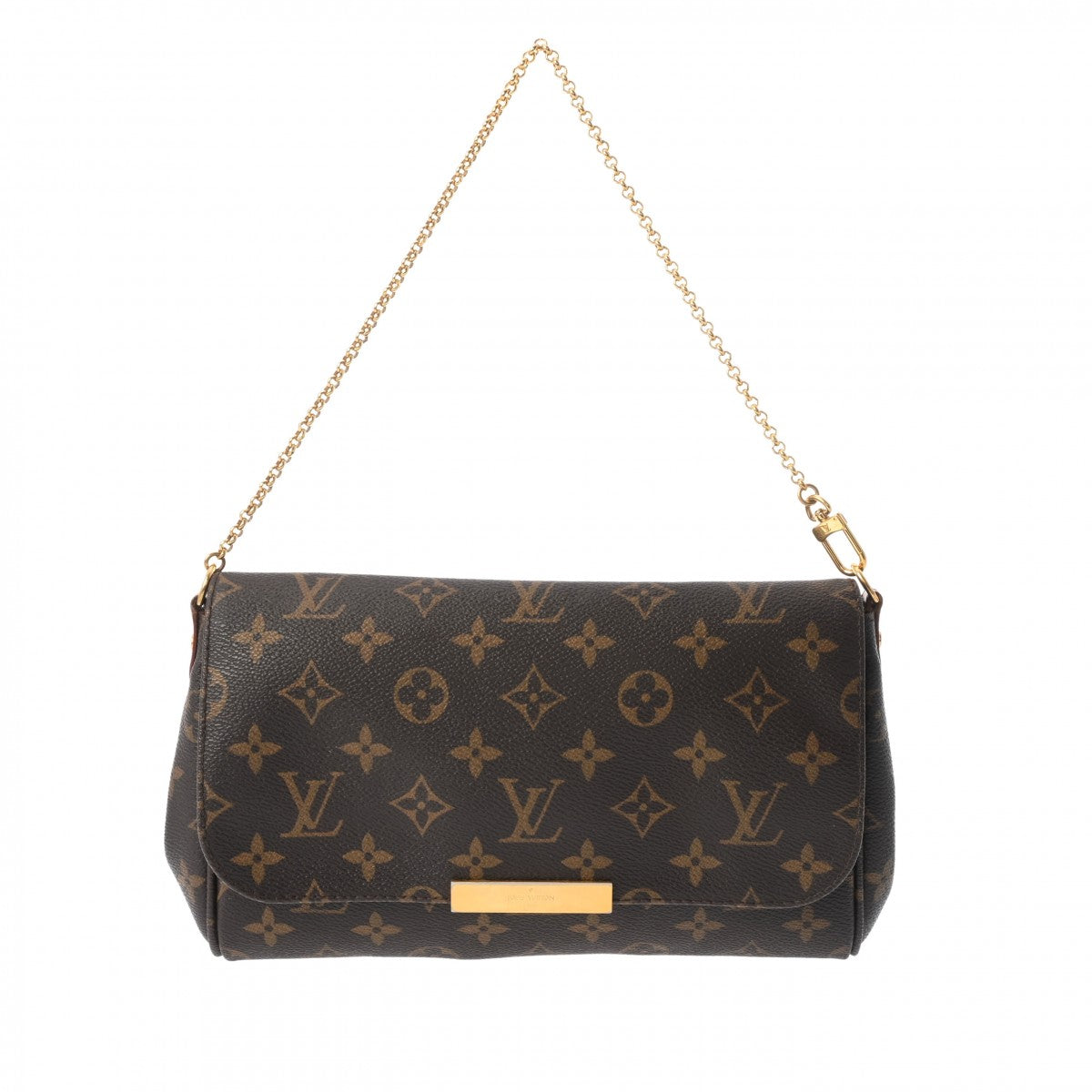 LOUIS VUITTON ルイヴィトン モノグラム フェイボリット MM 2WAY ブラウン M40718 レディース モノグラムキャンバス ショルダーバッグ Bランク 中古 