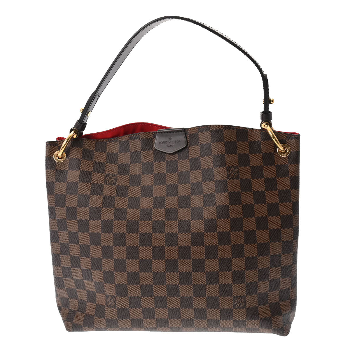 LOUIS VUITTON ルイヴィトン ダミエ グレースフル PM ブラウン N44044 レディース ダミエキャンバス ワンショルダーバッグ Aランク 中古 