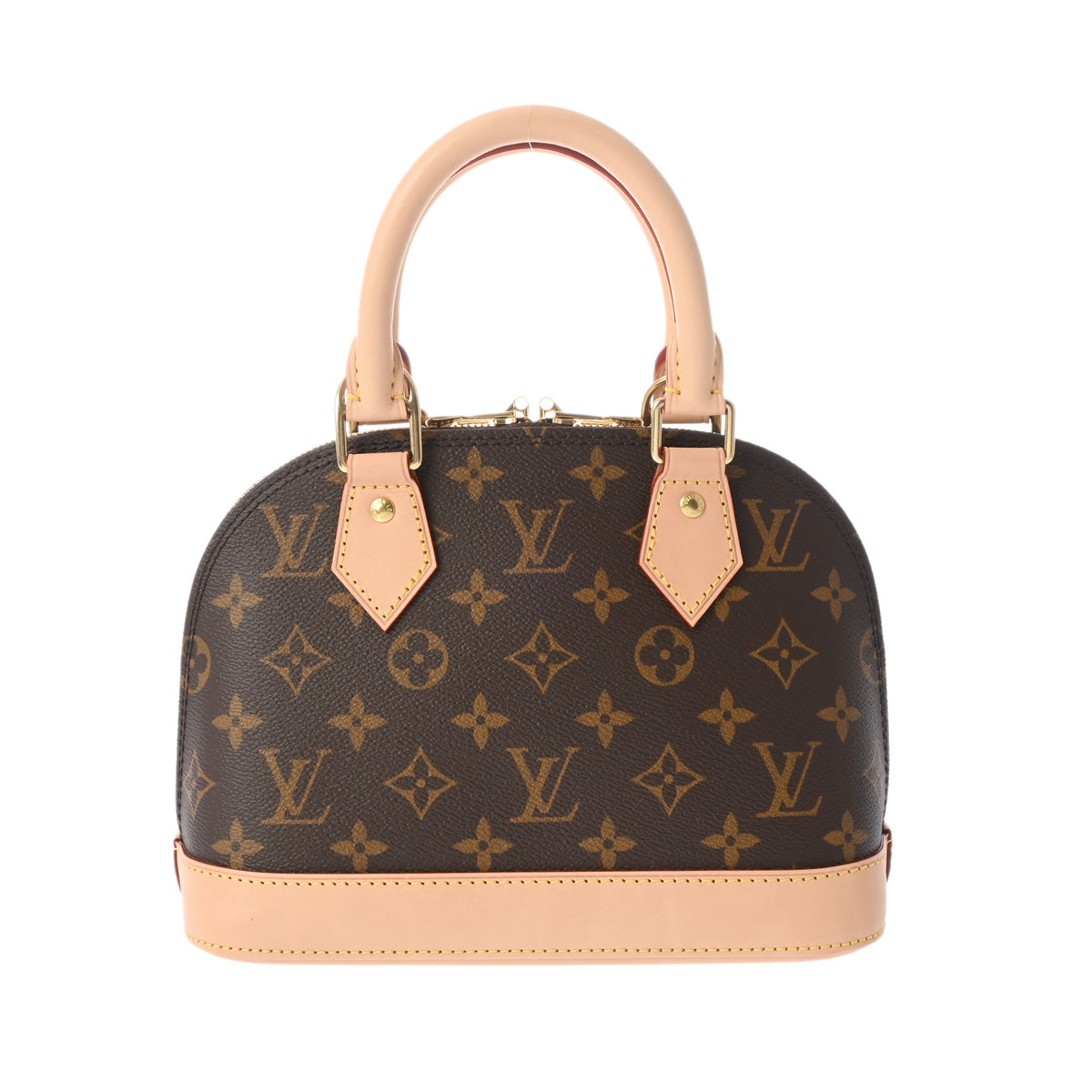 LOUIS VUITTON ルイヴィトン モノグラム アルマ BB 2WAY ブラウン M46990 レディース モノグラムキャンバス ハンドバッグ 新同 中古 