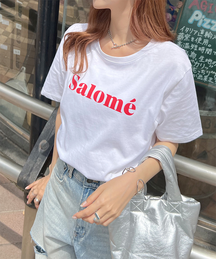 フューティアランド/【コットン100％】salomeロゴTシャツ