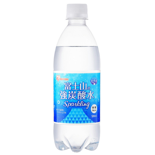 アイリスフーズ 富士山の強炭酸水 プレーン 500ml(24本入り) ﾌｼﾞｻﾝﾉｷﾖｳﾀﾝｻﾝﾌﾟﾚﾝ500ML24