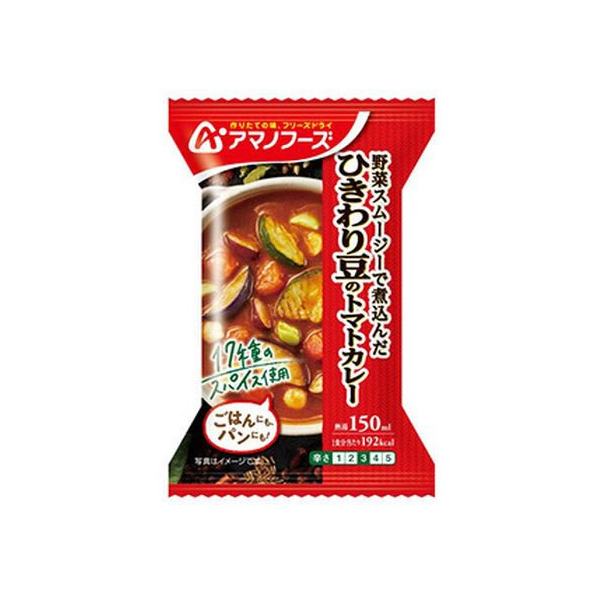 アマノフーズ ひきわり豆のトマトカレー 36g FCR7616