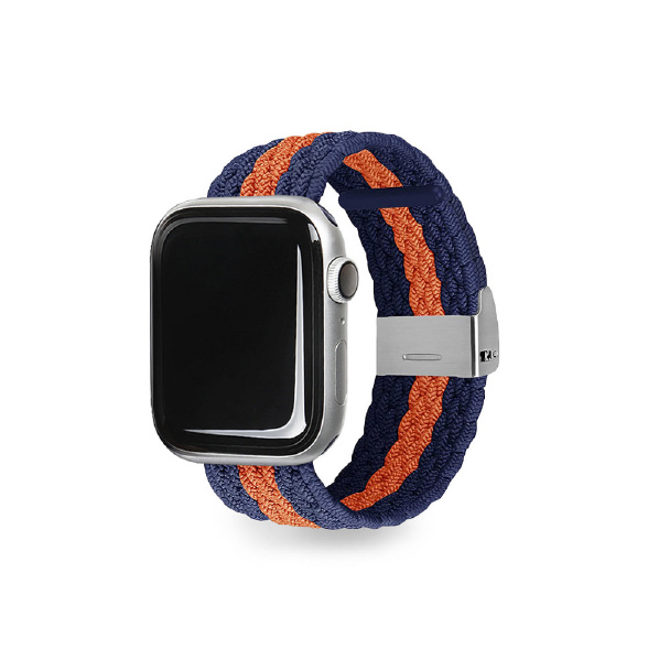 EGARDEN Apple Watch 41/40/38mm用LOOP BAND ネイビー&オレンジ EGD23115AW