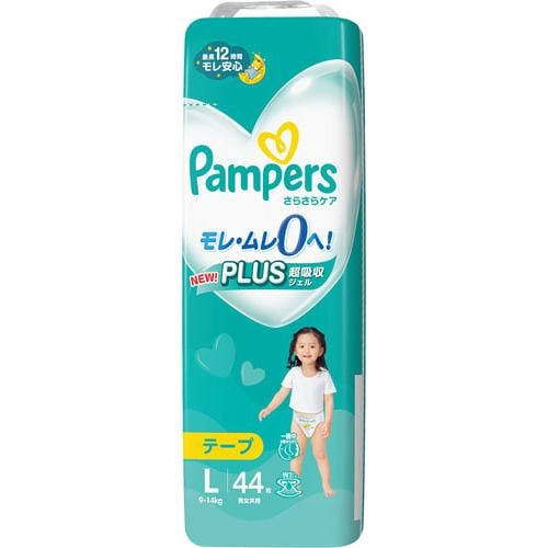 Ｐ＆Ｇ パンパース さらさらケア テープ スーパ－ジャンボ Ｌ ４４枚 ９－１４ｋｇ