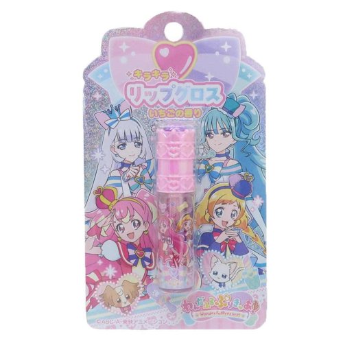 わんだふるぷりきゅあ！ キッズコスメ ストーン付きリップグロス CP プリキュア 粧美堂 化粧雑貨 女の子 プレゼント アニメキャラクター グッズ