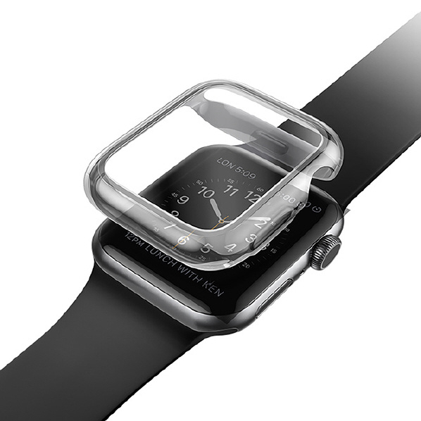 ＵＮＩＱ Apple Watch 44mm用HYBRID CASE WITH SCREEN PROTECTION UNIQ GARDE SMOKED TINTED GREY UNIQ-44MM-GARSMK