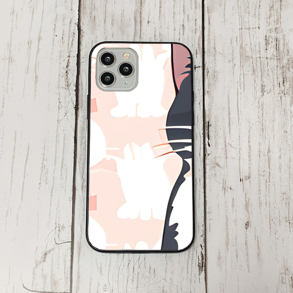 iphoneケース4-2-46 iphone 強化ガラス ねこ・猫・ネコ 箱2 かわいい アイフォン iface