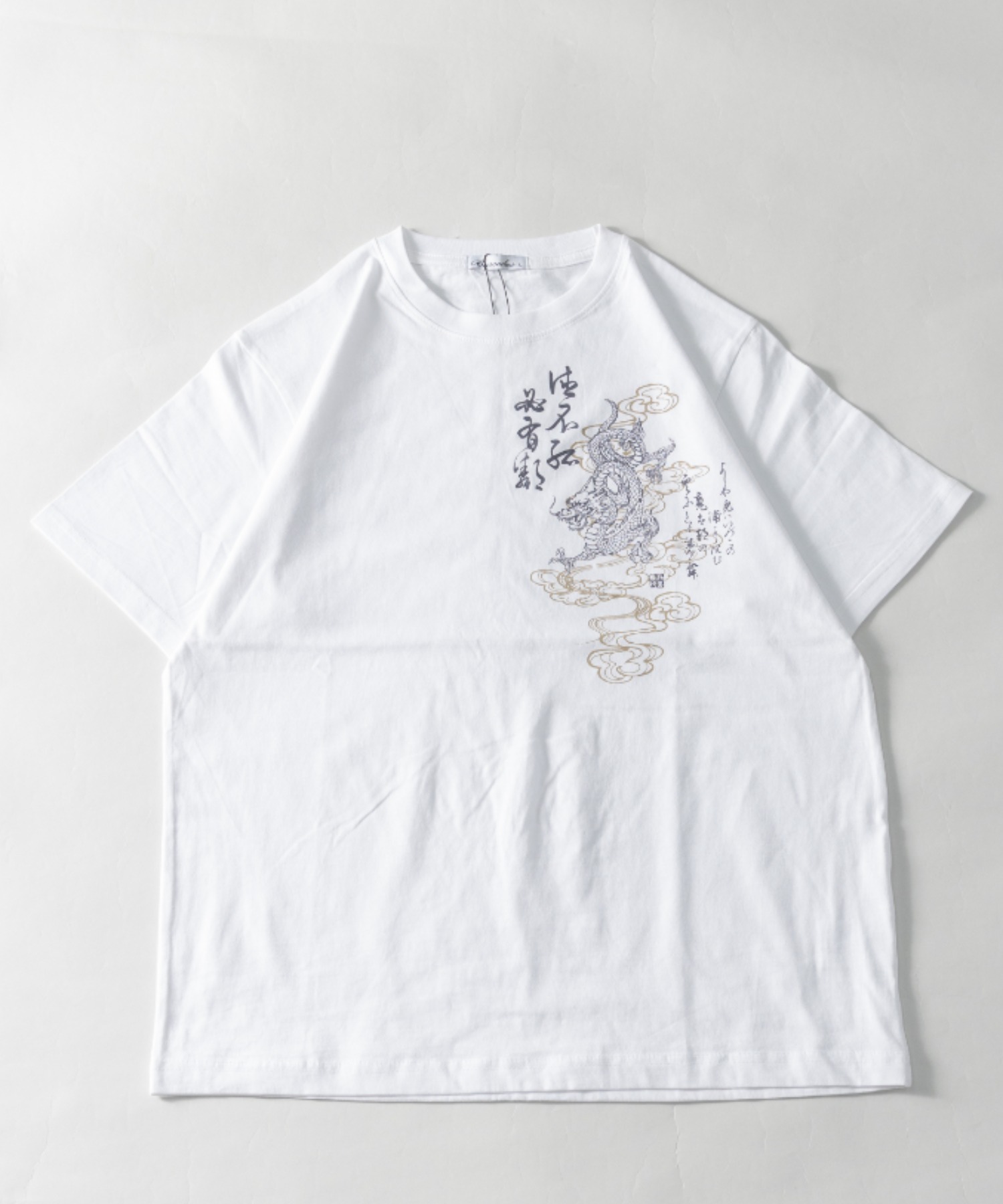 ナイラスセレクト/Tシャツ メンズ 半袖 クルーネック 和柄 プリント 半袖Tシャツ カットソー ･･･