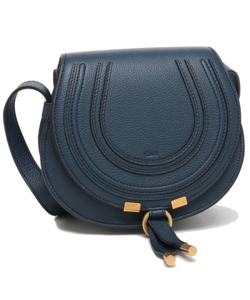 クロエ ショルダーバッグ マーシー サドルバッグ ネイビー レディース CHLOE CHC22AS680I31 4C4